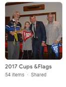 2017 Cups and Flags